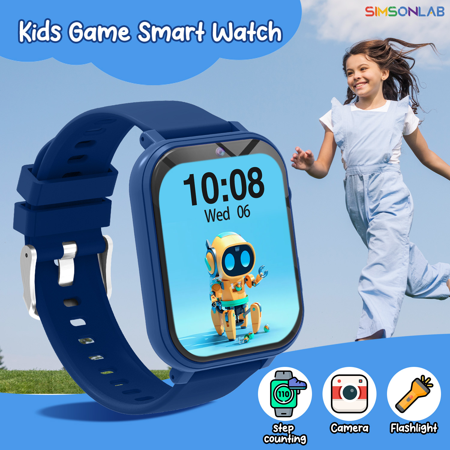 Kids Educational Watch - Kids Smart Watch Games Camera Flashlight
