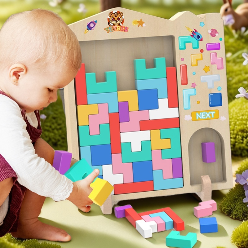 Human Body Puzzle - Tetris Building Blocks Children's Toys, 3d