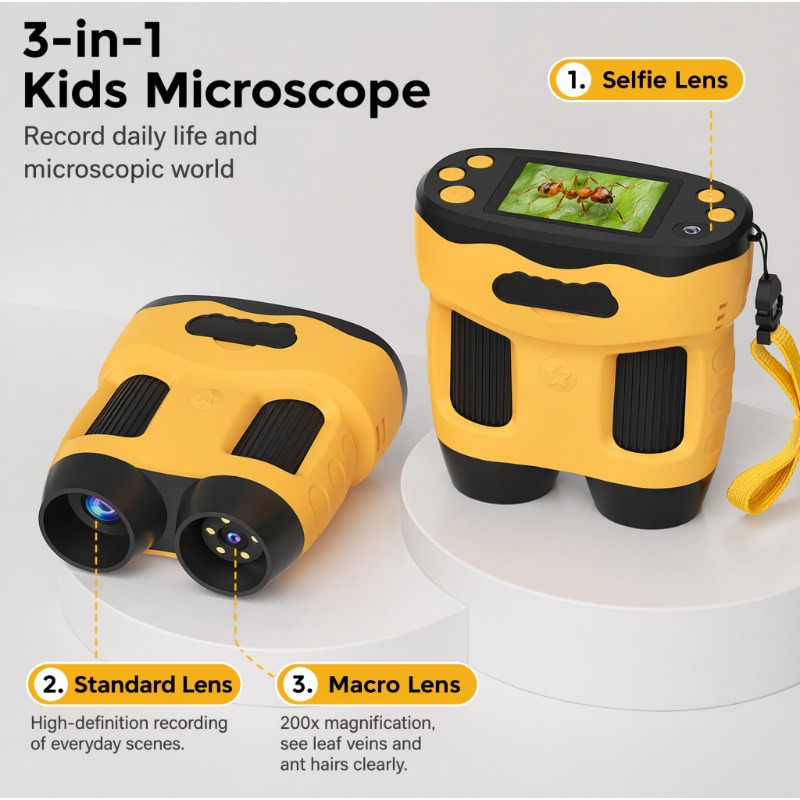 4K 1000X Microscope Camera Dig - огляд і ціна Kids Education News