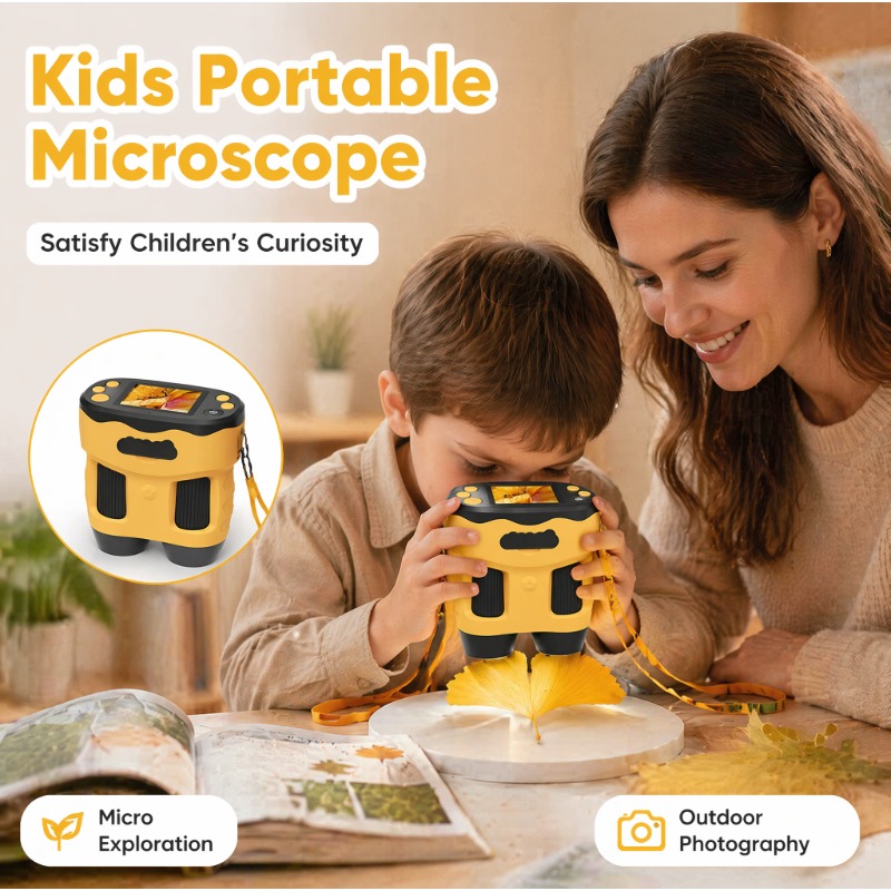 4K 1000X Microscope Camera Dig - огляд і ціна Kids Education News