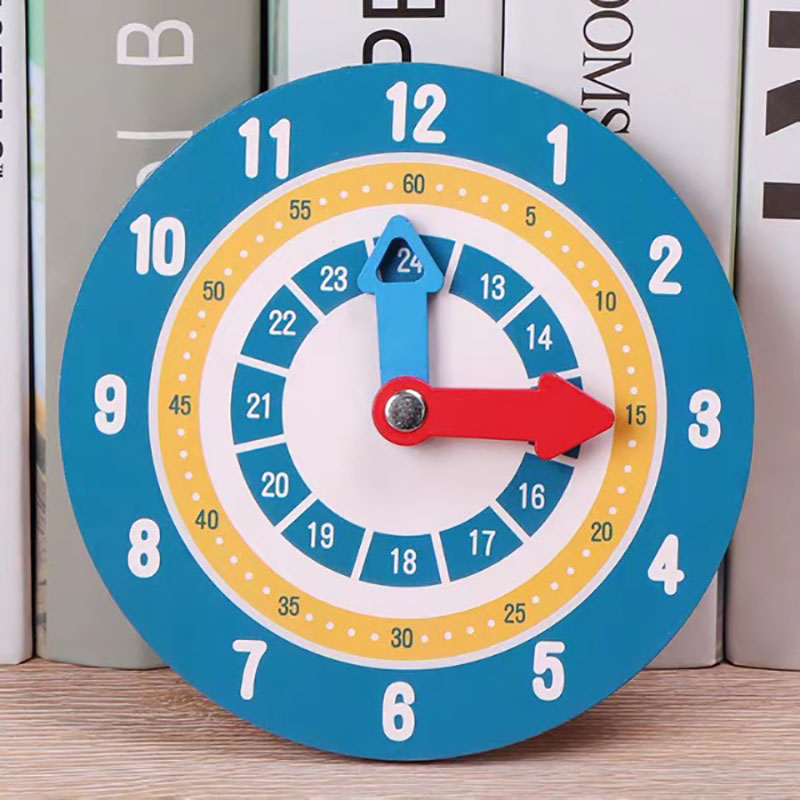 Montessori Learning Clock Wood - огляд і ціна Kids Educational Watch