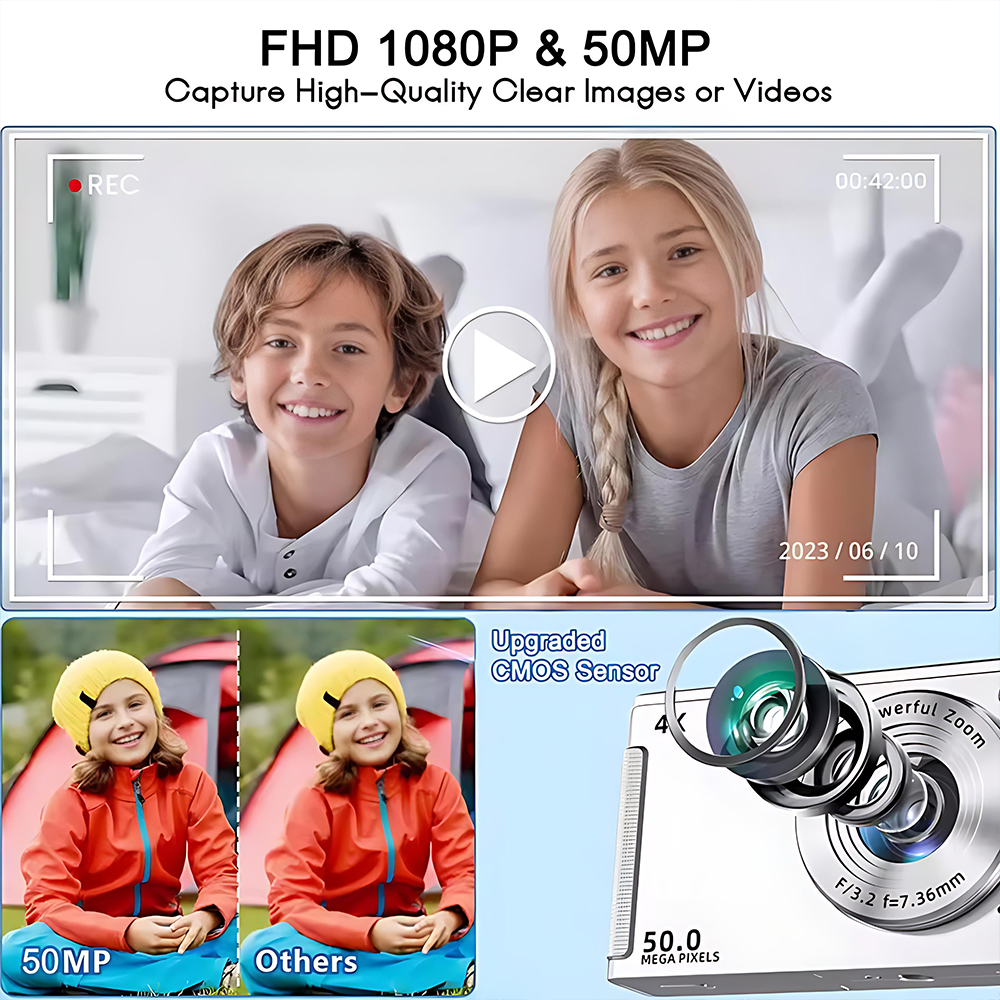 4K Digital Camera Autofocus Vl - огляд і ціна Kids Education News