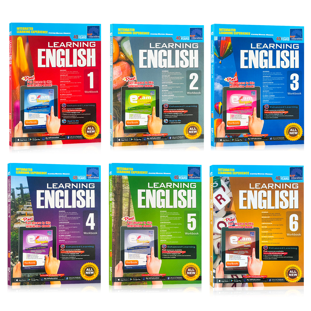 2 Book Sap Education 1- 6 Grad - огляд і ціна Kids Education In Singapore