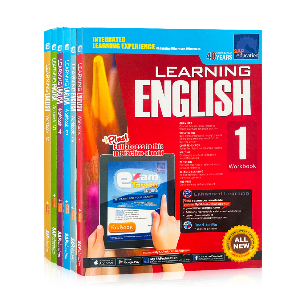 2 Book Sap Education 1- 6 Grad - огляд і ціна Kids Education In Singapore