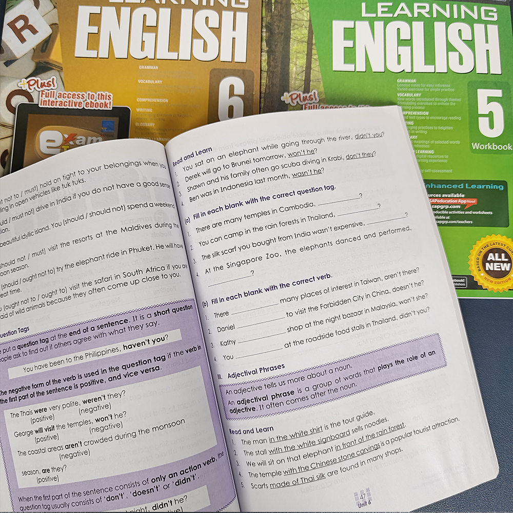 2 Book Sap Education 1- 6 Grad - огляд і ціна Kids Education In Singapore