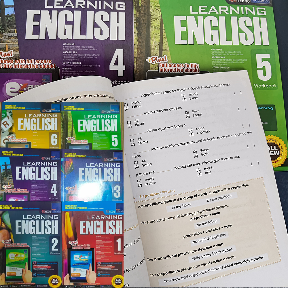 2 Book Sap Education 1- 6 Grad - огляд і ціна Kids Education In Singapore
