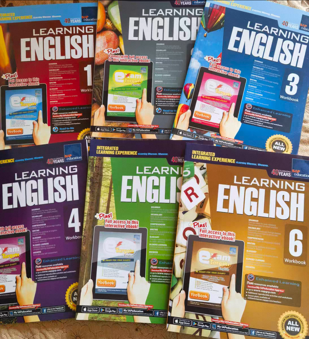 2 Book Sap Education 1- 6 Grad - огляд і ціна Kids Education In Singapore