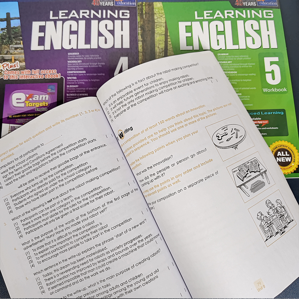 2 Book Sap Education 1- 6 Grad - огляд і ціна Kids Education In Singapore