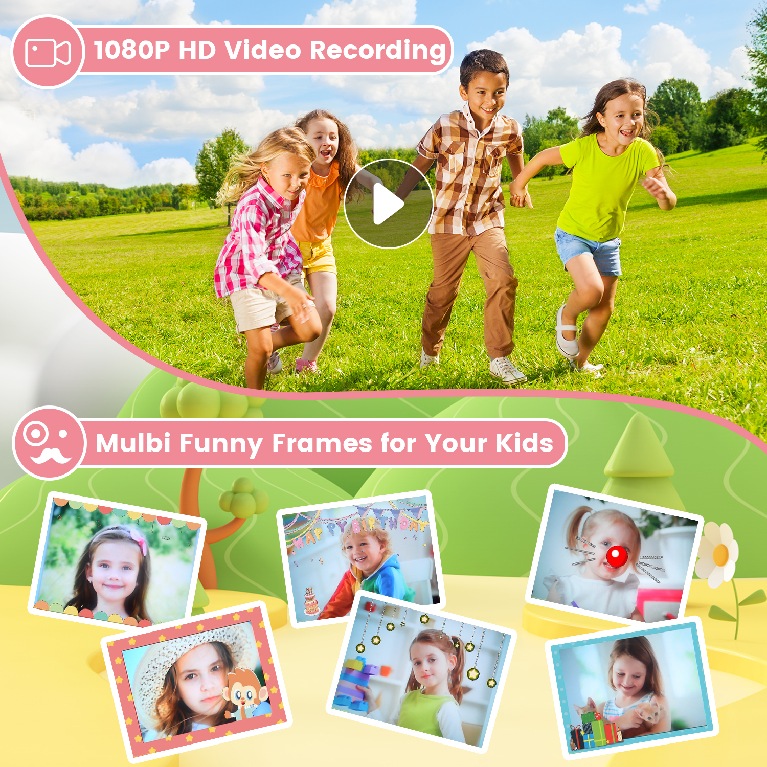 Kids Digital Camera 48MP 1080P - огляд і ціна Kids Education News