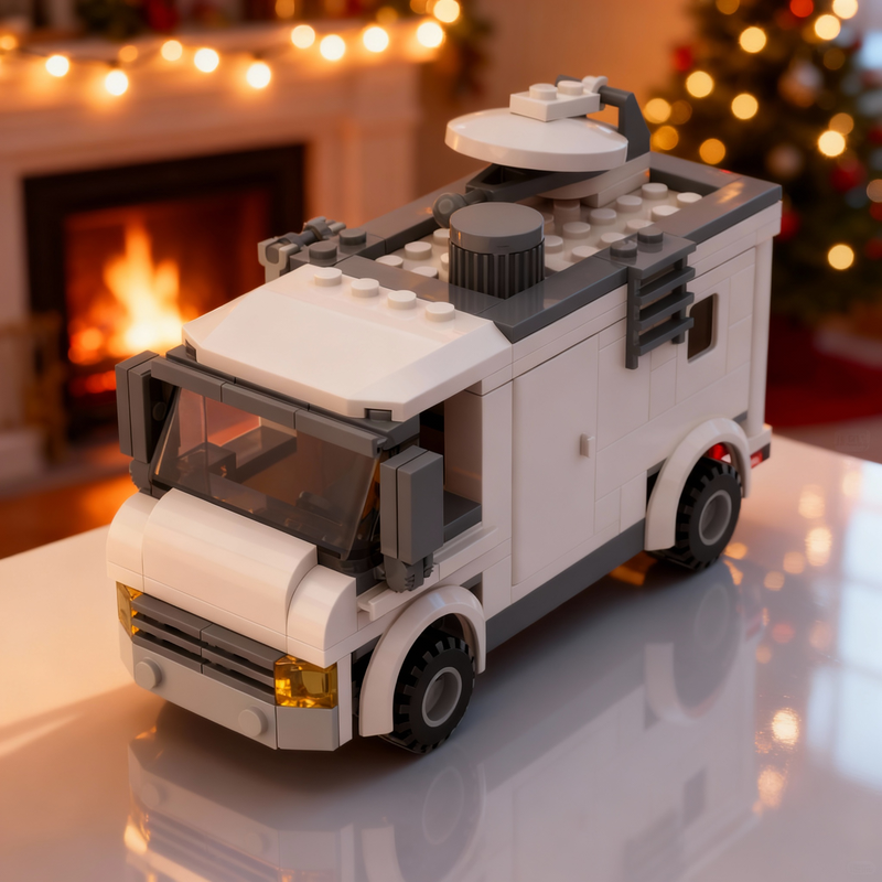 152pcs MOC News Van City Traff - огляд і ціна Kids Education News
