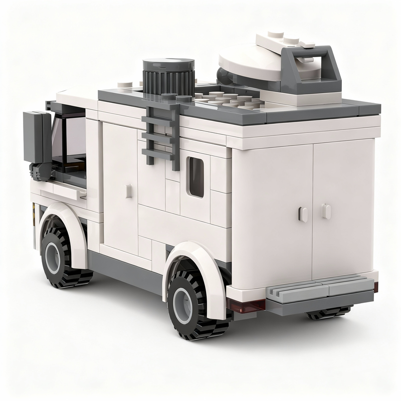 152pcs MOC News Van City Traff - огляд і ціна Kids Education News