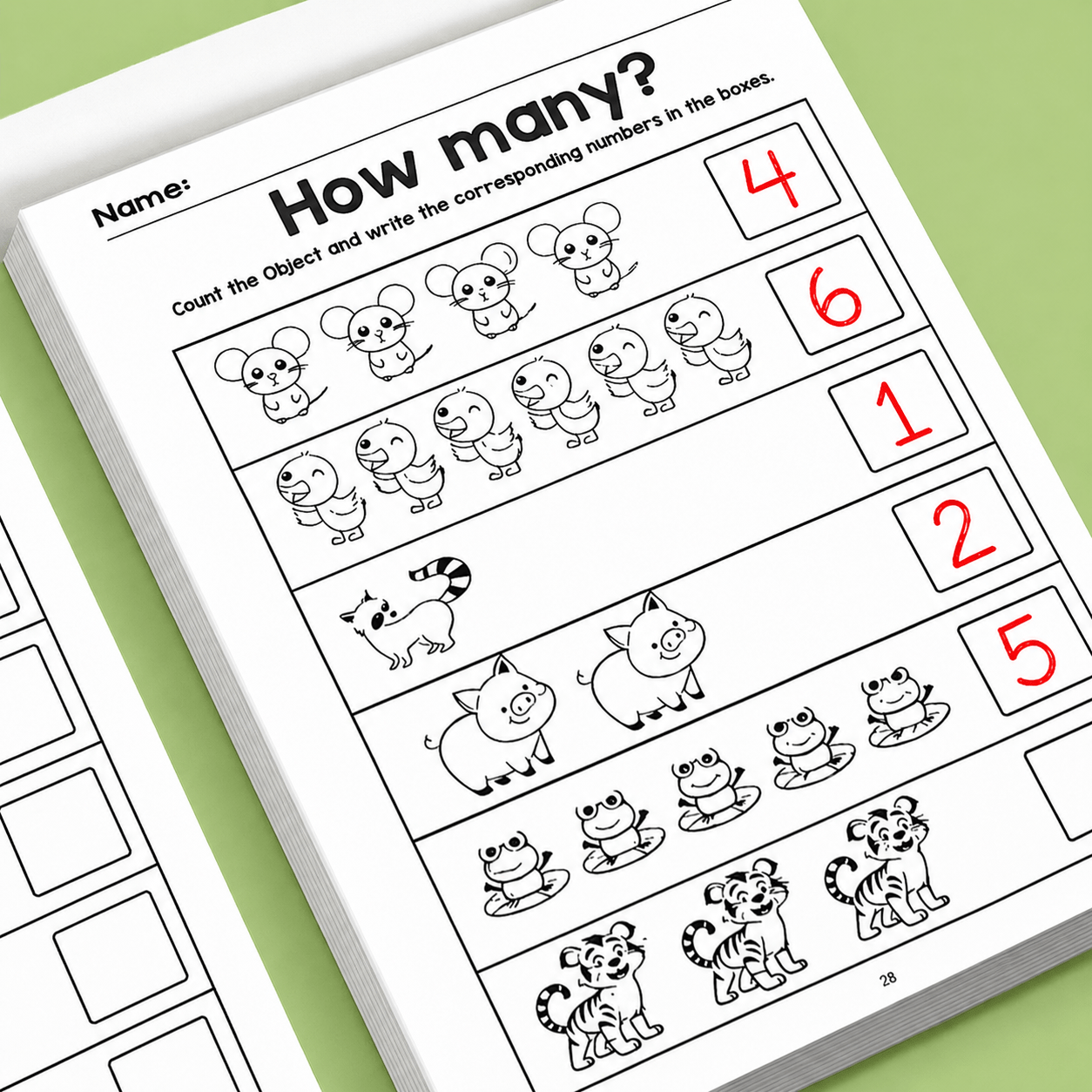 Number 1-12 Tracing Workbook 3 - огляд і ціна Learning Workbook Preschool