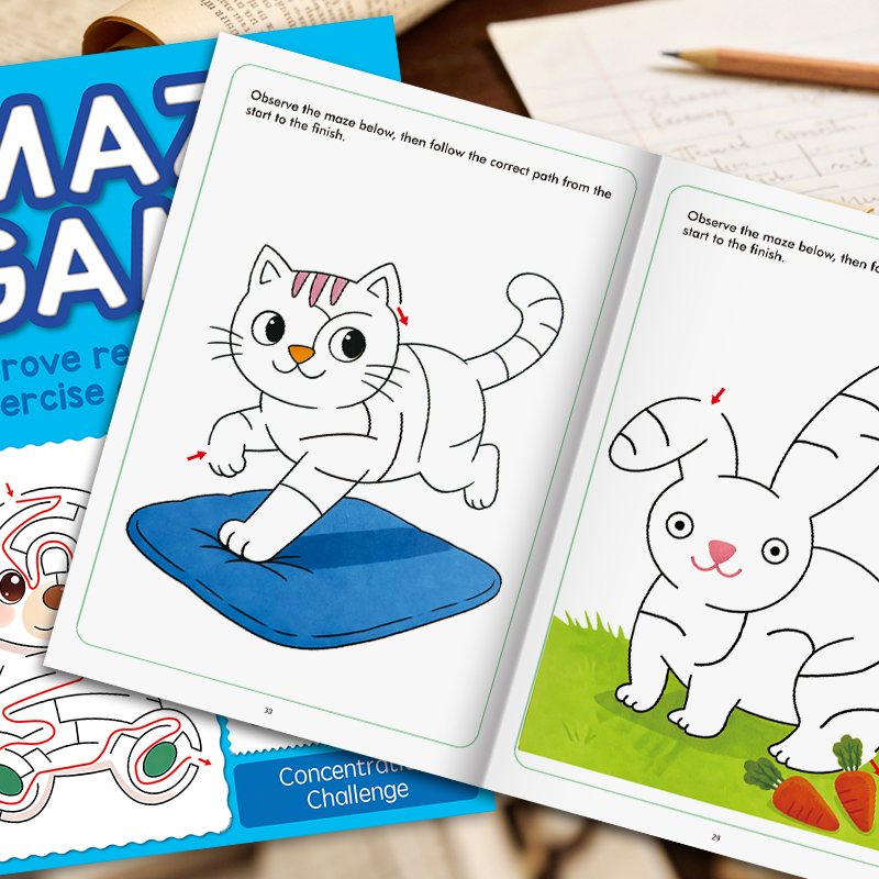 Children's Maze Book, Preschoo - огляд і ціна Learning Workbook Preschool