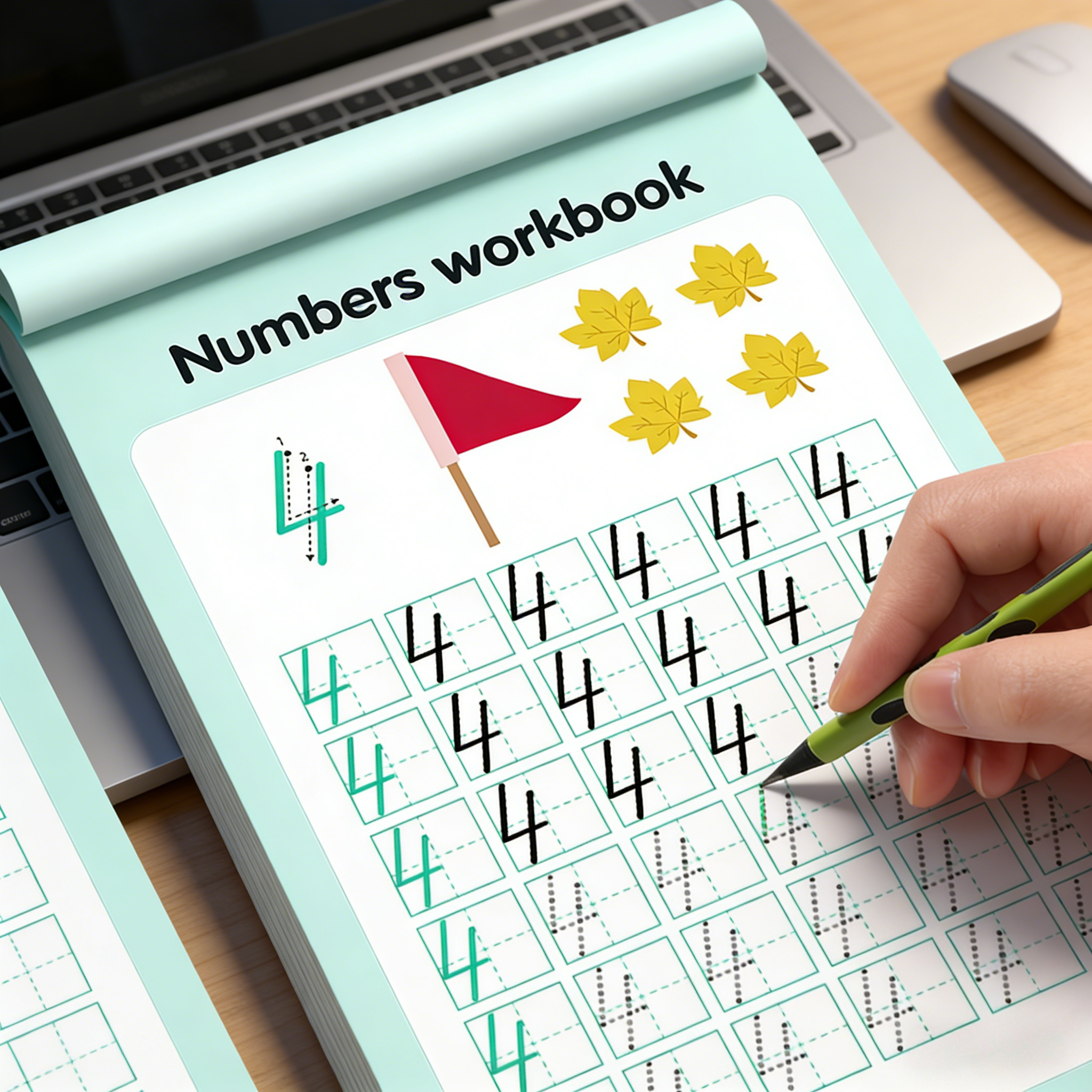 32 Pages Numbers Tracing Workb - огляд і ціна Learning Workbook Preschool