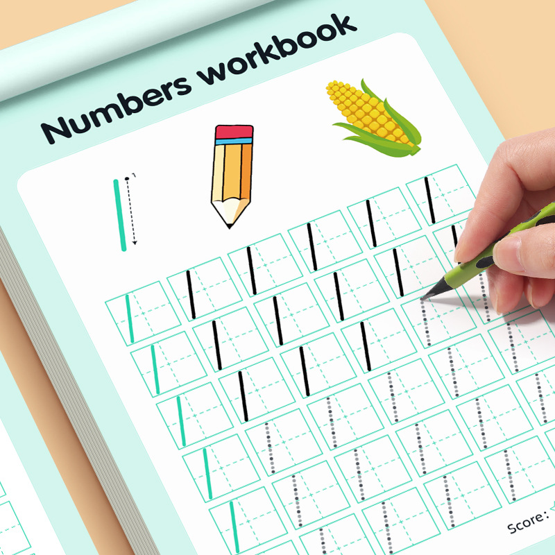 32 Pages Numbers Tracing Workb - огляд і ціна Learning Workbook Preschool