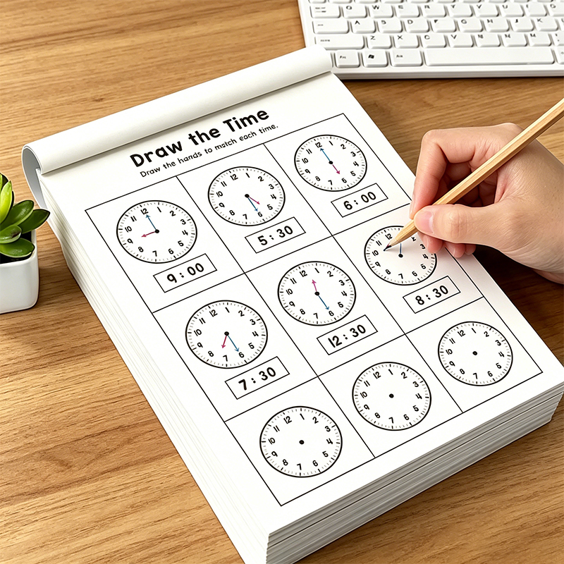 Clock Practice Workbook, Suita - огляд і ціна Learning Workbook Preschool