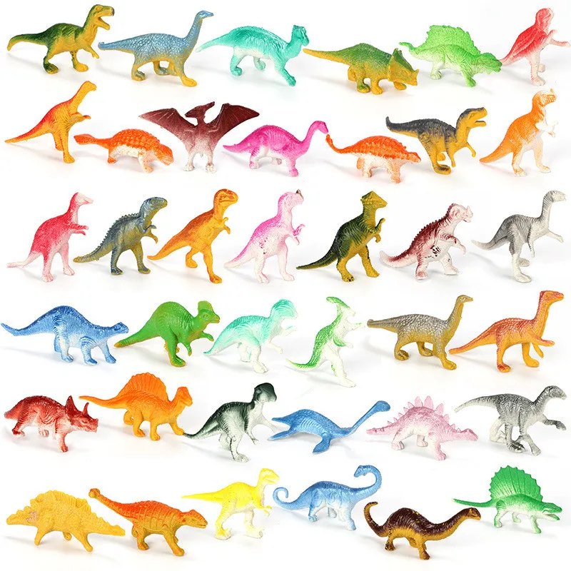 39Pcs/Lot Mini Dinosaur Figure - огляд і ціна Kids Education In Japan