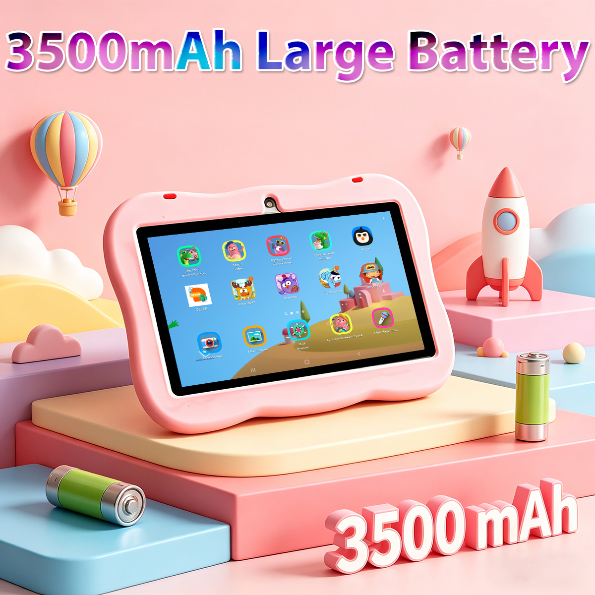 2026 New 7 Inch Cartoon Patter - огляд і ціна Kids Education Tablet
