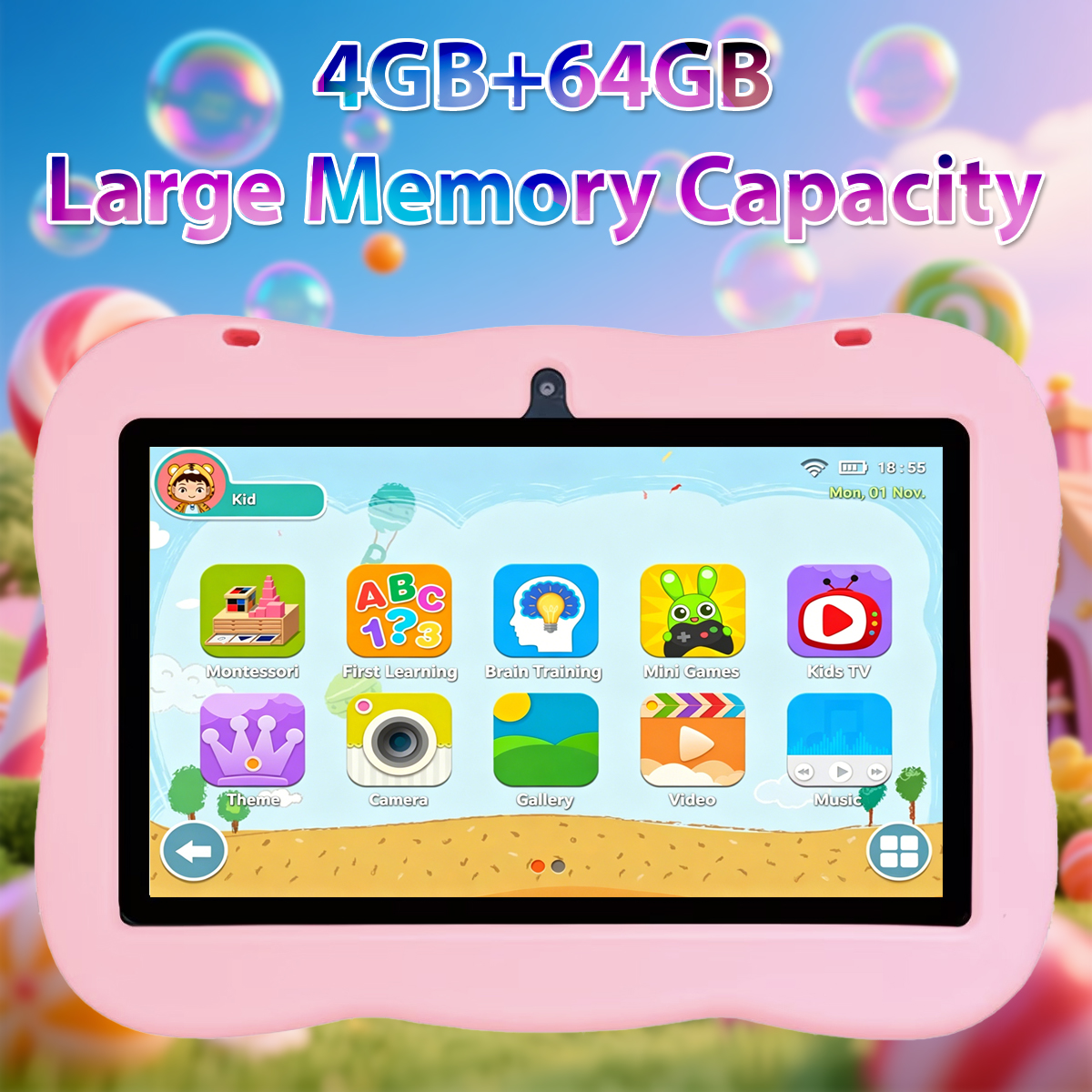 2026 New 7 Inch Cartoon Patter - огляд і ціна Kids Education Tablet