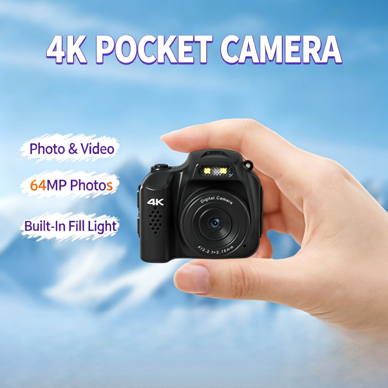 Compact Mini Camera 4K 64MP CM - огляд і ціна Kids Education News