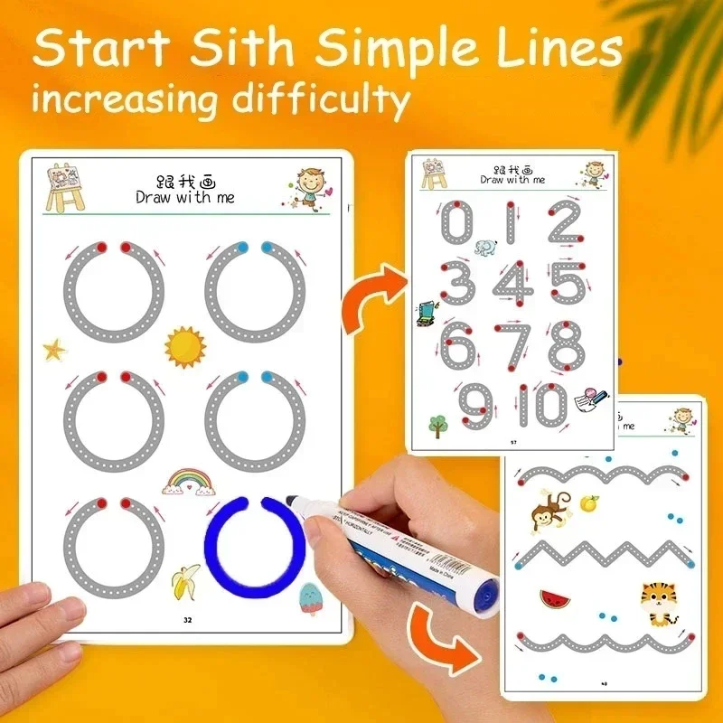 Pen Training Practice Set for  - огляд і ціна Learning Workbook Preschool