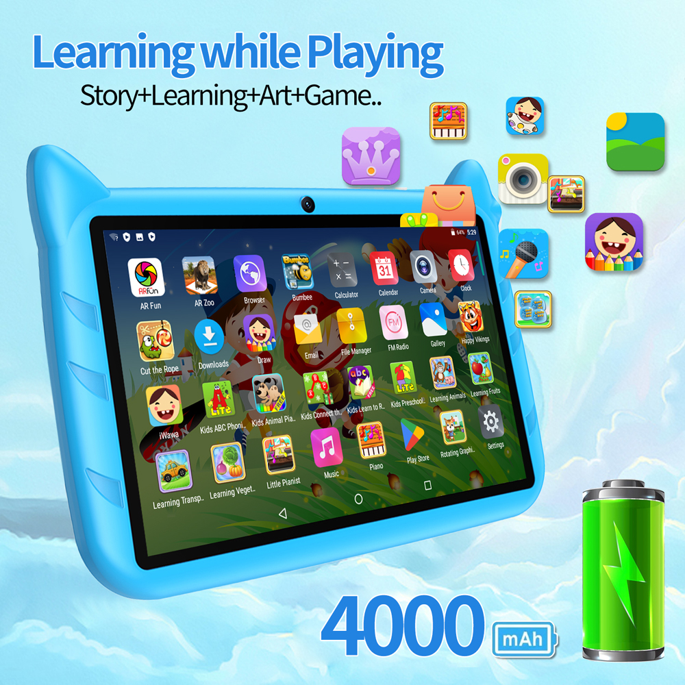 New 7 Inch Global Version 5G W - огляд і ціна Kids Education Tablet