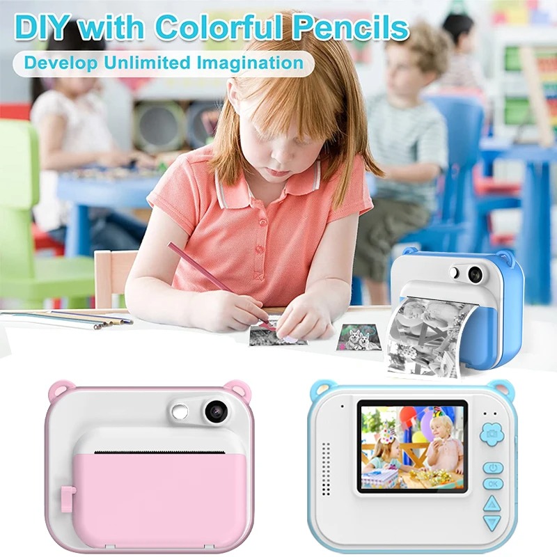 Children's Camera With Print K - огляд і ціна Kids Education News