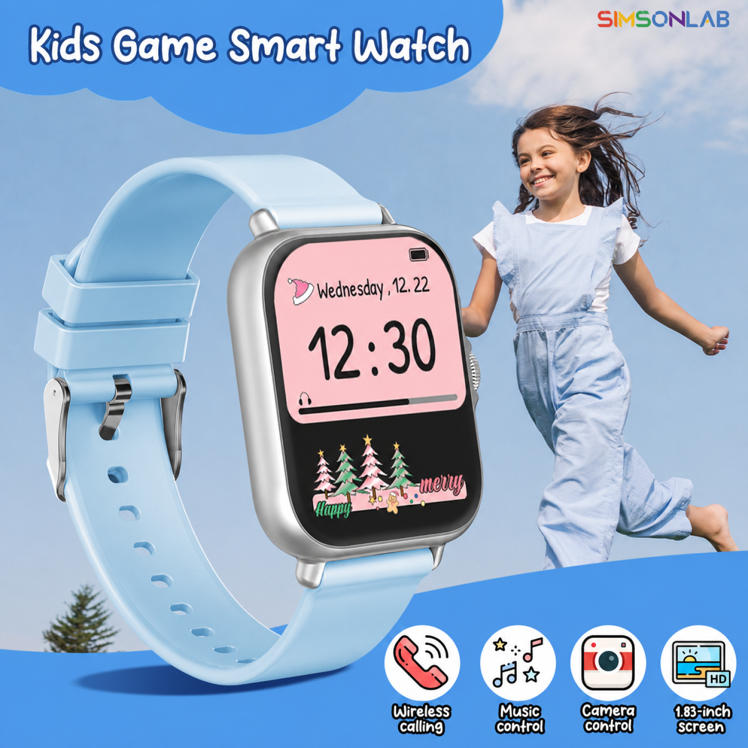 2026 Kids Smartwatch 1.83” HD  - огляд і ціна Kids Educational Watch